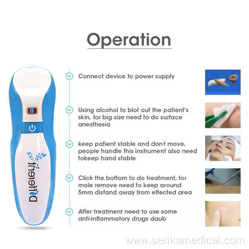 spot freckle verruca plana Removal plasma pen device